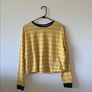 Yellow Stripped Top
